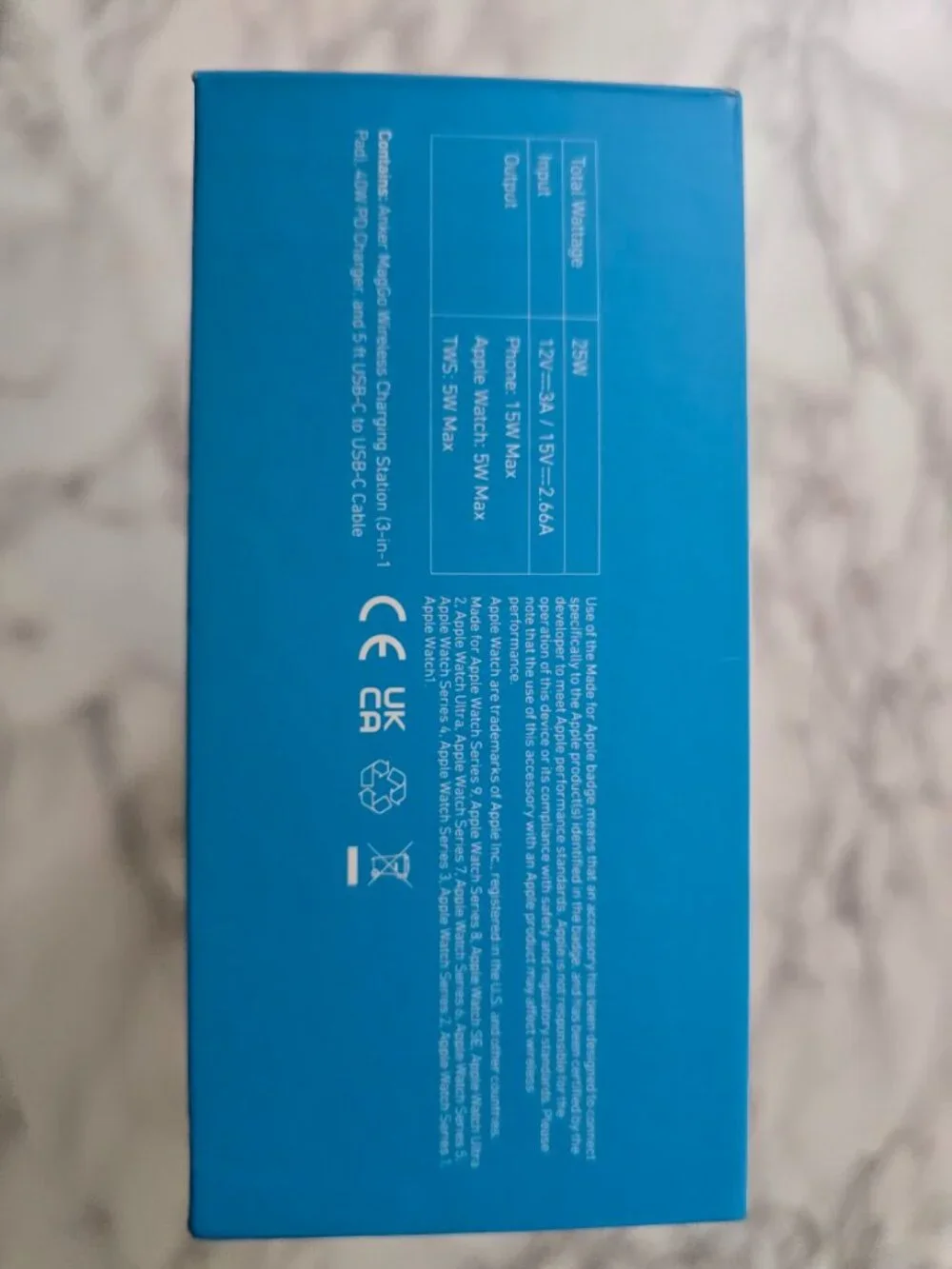 Anker MagGo 3-in-1 Foldable Wireless Charging Station | Brand New Sealed